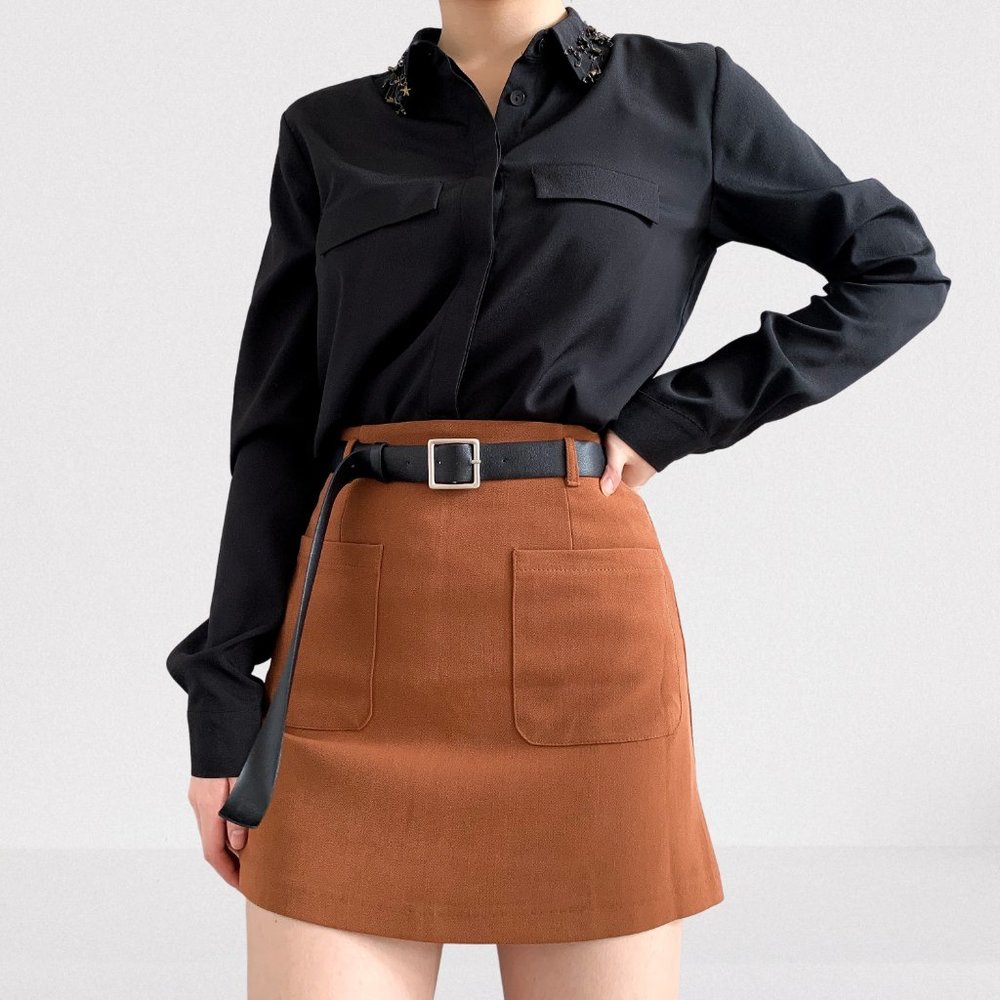 Scotch & Soda Embellished Collar Blouse